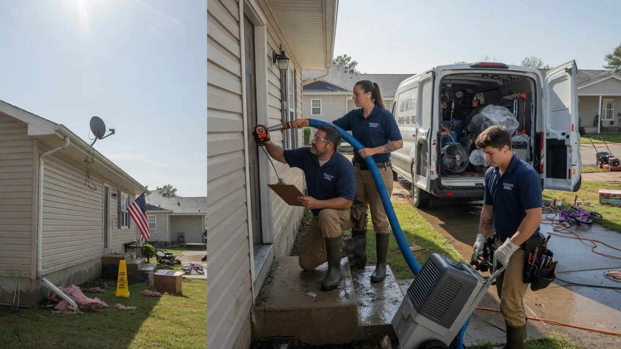 Ceiling Water Damage Restoration in Delaware, OH near me